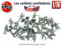 Les soldats confédérés américains en figurines Airfix au 1/76e