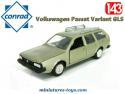 La Volkswagen Passat Variant GLS miniature de Conrad Germany au 1/43e