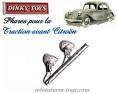 Les 2 phares pour la Traction avant Citroën miniature de Dinky Toys au 1/43e