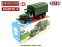 Le camion GMC 6x6 bâché militaire vert en miniature de Dinky Toys au 1/43e