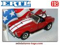 La Shelby Cobra 427 S C rouge en miniature par ERTL au 1/18e