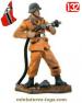 La figurine métal du pompier de la Hitler Jugend en 1944 au 1/32e