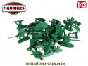 Un ensemble de 26 petits soldats américains en figurines plastique au 1/43e