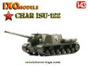 Le char russe ISU-122 en miniature par Ixo Models pour Altaya au 1/43e