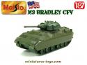 Le M3 Bradley CFV en miniature militaire par Maisto au 1/87e