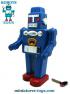 Le robot jouet Azul en métal de style ancien vintage Tin Toys