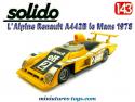 L'Alpine Renault A442B Turbo V6 en miniature par Solido au 1/43e