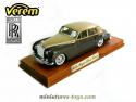La Rolls Royce silver-cloud en miniature de Verem au 1/43e bronze et dorée