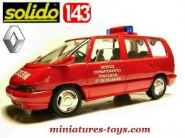 La VRM Médecin pompiers Renault Espace miniature de Solido au 1/43e