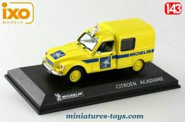 La Citroën Acadiane Michelin en miniature par Ixo Models au 1/43e