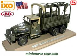 Le camion militaire GMC CCKW 353 6x6 Lot 7 miniature par Ixo Models au 1/43e