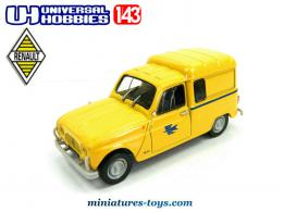 La Renault 4L F4 des PTT en miniature par Universal Hobbies au 1/43e incomplète