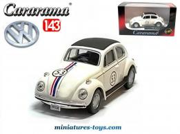 La Coccinelle Volkswagen Herbie du film en miniature par Cararama au 1/43e