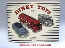 La réédition du catalogue de miniatures de Dinky Toys France 1954