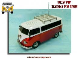 Le Combi Volkswagen T1 miniature radio FM USB