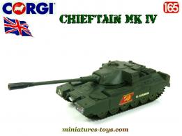Le char britannique Chieftain MK IV miniature de Corgi Toys au 1/65e