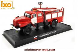 Le camion pompe Ural 2 4x4 pompiers russes en miniature de Del Prado au 1/64e