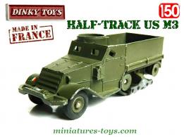 Le Half-track US M3 miniature de Dinky Toys France au 1/50e