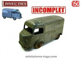 Le Citroën type H miniature de Dinky Toys au 1/50e incomplet