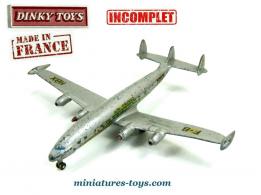 L'avion Lockheed Super G Constellation en miniature par Dinky Toys au 1/400e
