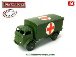 L'ambulance militaire Ford Commer miniature de Dinky Toys England au 1/50e