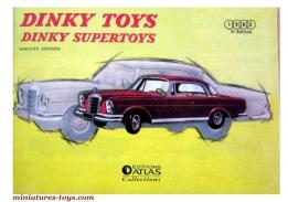 La réédition du catalogue de miniatures de Dinky Toys France 1963