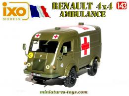 Le Renault 4x4 ambulance militaire miniature de Direkt Collections Ixo au 1/43e