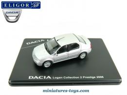 La Dacia Logan Prestige 2006 en miniature par Eligor au 1/43e