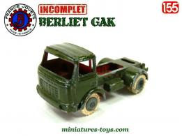 Le camion Berliet GAK miniature de France Jouets repeint au 1/55e