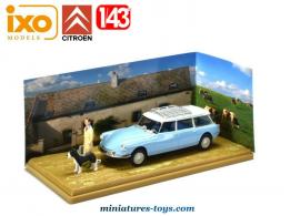 Le break ID 19 Citroën du vétérinaire en miniature par Ixo Models au 1/43e