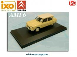 La Citroën AMI 6 modèle 1962 en miniature par Ixo Models au 1/43e