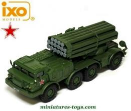 Le camion lance roquettes russe BM 27 Uragan en miniature Ixo models au 1/72e