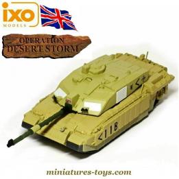 Le char anglais Challenger 2 sable en miniature par Ixo Models au 1/72e