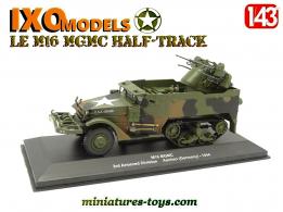 Le M16 MGMC Half-Track antiaérien en miniature par Ixo Models au 1/43e