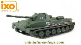 Le char amphibie russe PT76 en miniature par Ixo models au 1/72e