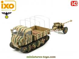 Le tracteur d'artillerie Ost et le canon Pak 40 miniature par Ixo Models au 1/43e