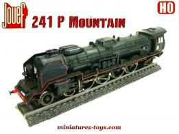 La locomotive a vapeur 241 P Mountain de Jouef au H0 en état moyen et sans tender