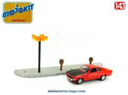 Le mini diorama trottoirs de rue par Majokit pour miniatures au 1/43e