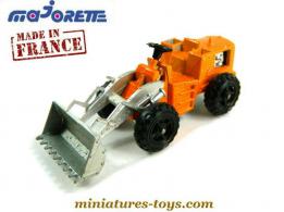 Le tractopelle miniature de Majorette France au 1/65e