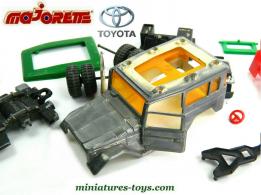Le 4x4 Toyota Land Cruiser en miniature de Majorette au 1/36e a remonter