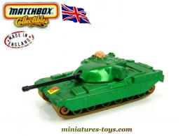 Le char anglais Chieftain MK5 miniature de Matchbox au 1/65e incomplet