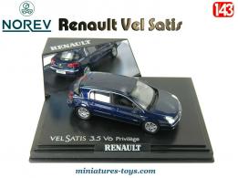 La Renault Vel Satis 3.5 V6 Privilège bleue en miniature par Norev au 1/43e