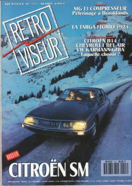 La revue mensuelle Rétroviseur numéro 55 de 1992
