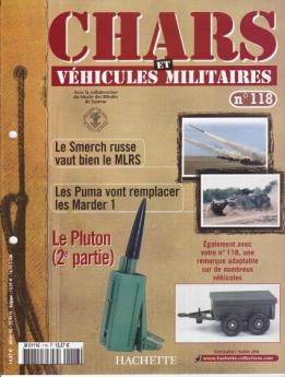 Le fascicule n°118 de la collection Hachette Chars et véhicules militaires Solido