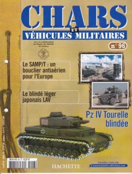 Le fascicule n°96 de la collection Hachette Chars et véhicules militaires Solido