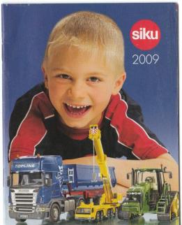 Le Catalogue Siku de miniatures pour l'année 2009