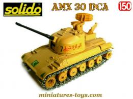 Le char AMX 30 bitube anti-aérien sable armée égyptienne de Solido au 1/50e