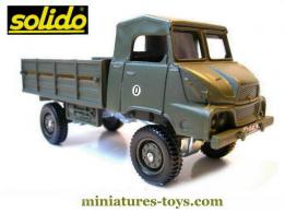 Le camion Simca Unic 4x4 type Marmon Bocquet miniature de Solido au 1/50e
