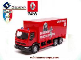 Le Renault Premium cellule CEAR pompiers en miniature de Solido au 1/60e