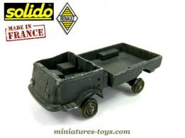 Le camion Renault 4x4 militaire miniature de Solido au 1/50e incomplet